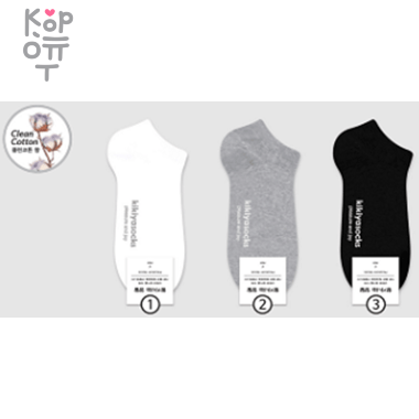 Ароматизированные короткие мужские носки, размер 41-45, Ю.Корея — Корейские товары для всей семьи(КорОпт)