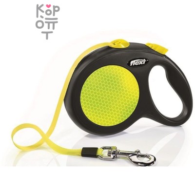 flexi рулетка New Neon L (до 50 кг) лента 5 м