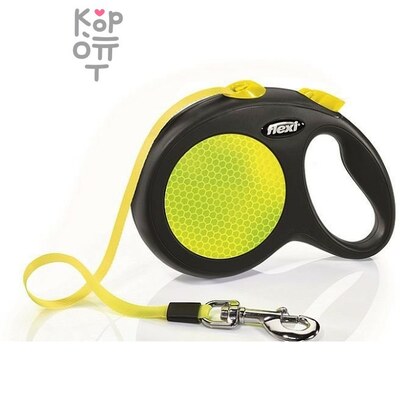 flexi рулетка New Neon L (до 50 кг) лента 5 м