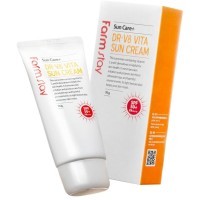Farm Stay DR-V8 Vita Sun Cream SPF 50+/PA+++ Солнцезащитный крем с витаминами 70гр.