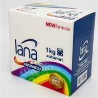 LANA Color Freshness Detergent - Стиральный порошок для белого и цветного белья 1кг.