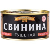 Барс Золотой Резерв Свинина тушеная высший сорт, 325 г
