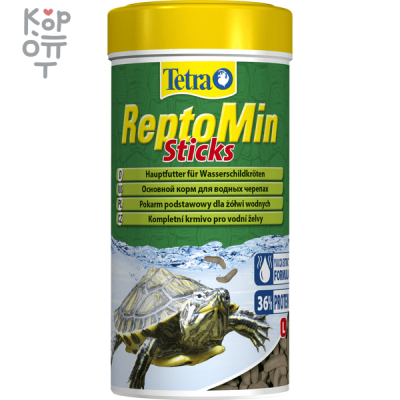 Tetra ReptoMin корм в виде палочек для водных черепах 250 мл