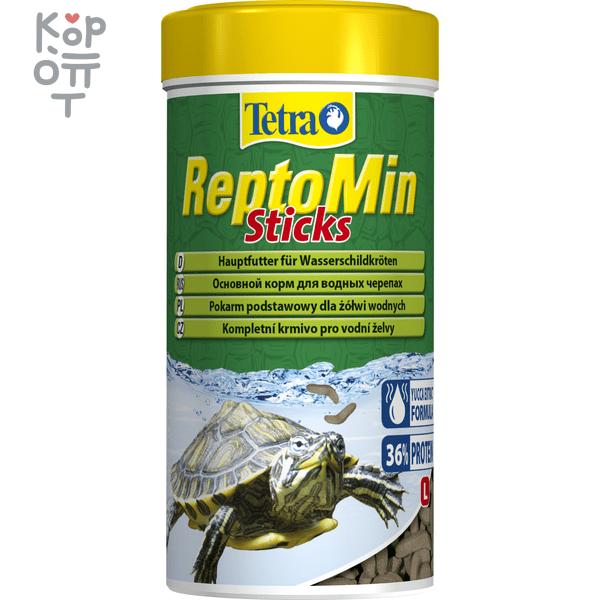 Tetra ReptoMin корм в виде палочек для водных черепах 250 мл