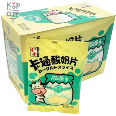 Жевательные конфеты Benhefood Milk Коровка с оригинальным вкусом Йогурта &mdash; Корейские товары для всей семьи(КорОпт)