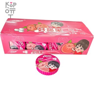 Драже Hao - Холодок без сахара со вкусом Персика — Корейские товары для всей семьи(КорОпт)