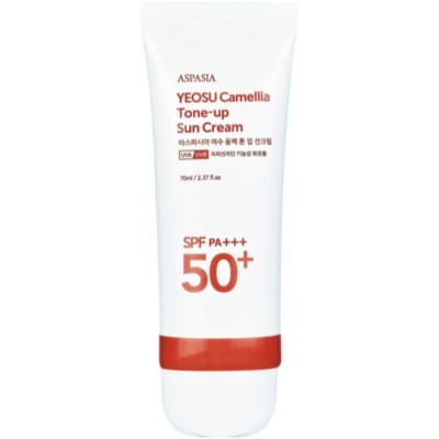 Jeju Camellia Tone-Up Sun Cream — Солнцезащитный крем с экстрактом камелии, 70 мл