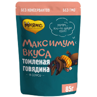 Мнямс Пауч Консервированный полнорационный корм для собак "Максимум вкуса", 85гр. 