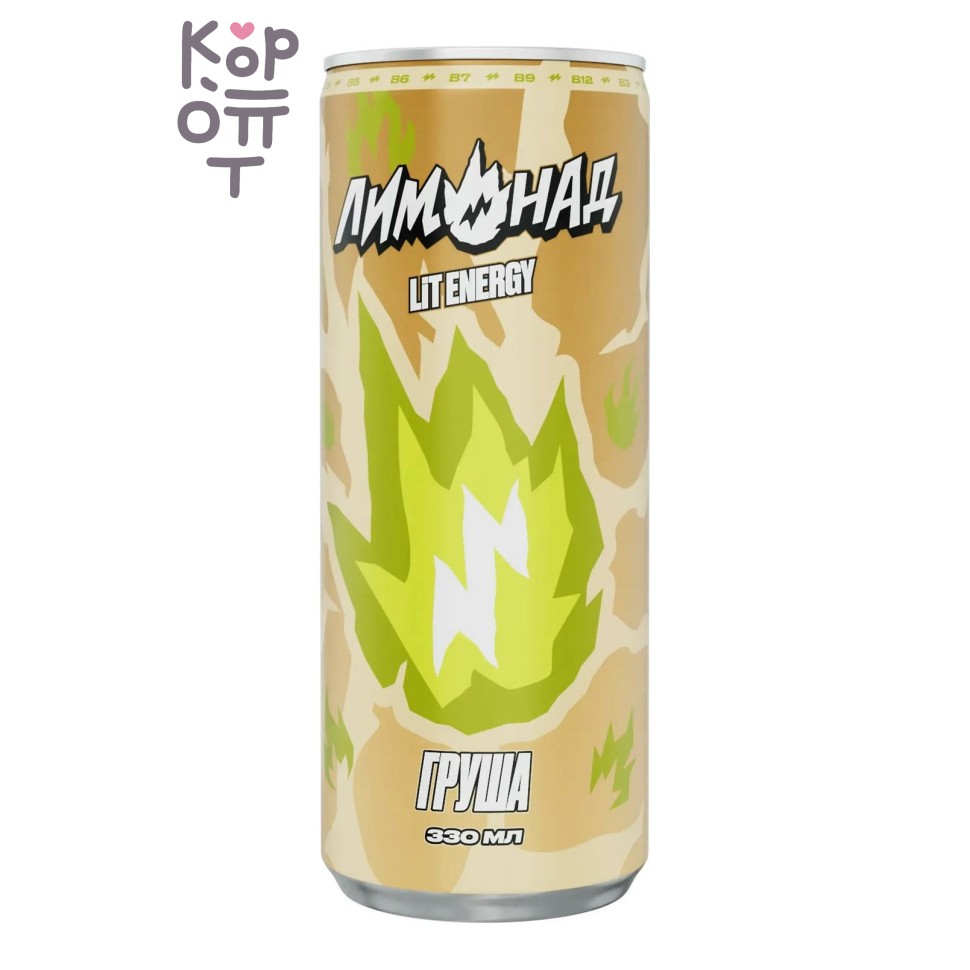 Lit Energy — Лимонад со вкусом груши, 330 мл