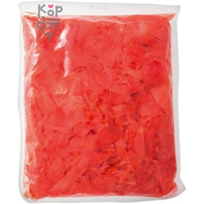 Имбирь маринованный розовый 1 кг × 10 шт. в коробке.