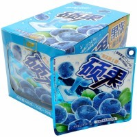 Жевательные конфеты Fruit Jelly с натуральным соком и вкусом Черники