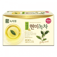 NOKCHAWON Korean Green Tea with Brown Rice Чай зеленый с коричневым рисом, 1,2 г × 50 пакетиков