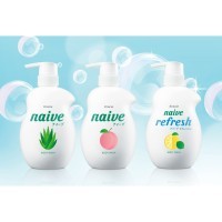 Naive Body Soap Combined with Sea Mud - Мыло жидкое для тела с ароматом Цитрусовых.