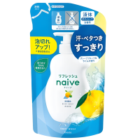 Naive Body Soap Combined with Sea Mud - Мыло жидкое для тела с ароматом Цитрусовых.