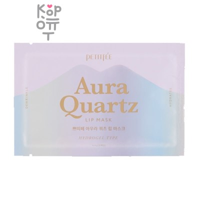 Petitfee Petitfee Aura Quartz Lip Mask - Гидрогелевая маска для губ с жемчужной пудрой 6,4гр
