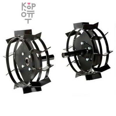 Грунтозацеп с кронштейном Huter 390/180 для мотокультиваторов МК-9500, МК-11000, МК-13000, МК-15000 (шестигранник 32 мм)