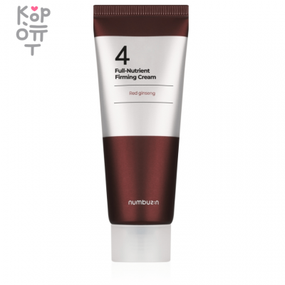 Numbuzin No.4 Full-Nutrient Firming Cream - Питательный крем для лица с Женьшенем 60мл.