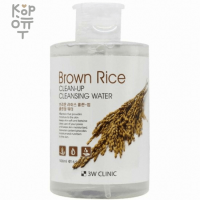 3W Clinic Clean-Up Cleansing Water - Очищающая вода для снятия макияжа 500мл.