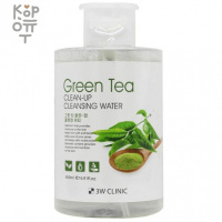 3W Clinic Clean-Up Cleansing Water - Очищающая вода для снятия макияжа 500мл.