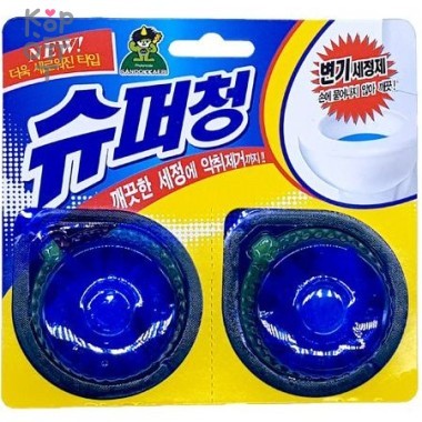 Sandokkaebi Super Chang - Очищающая таблетка для унитаза, 40гр.*2 шт. — Корейские товары для всей семьи(КорОпт)