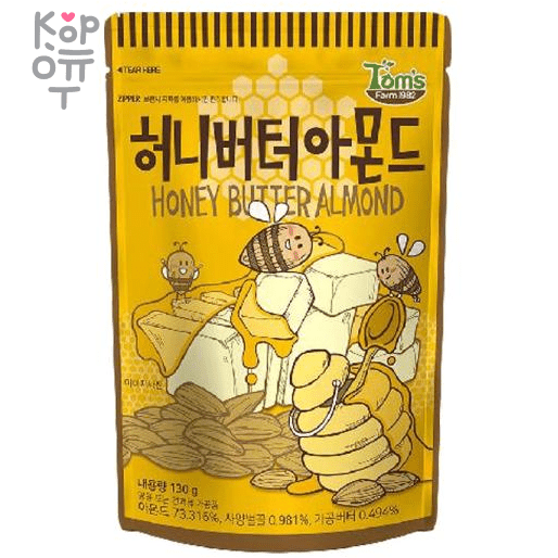 Gilim Honey Butter Almond - Миндаль в меду, 135гр., купить с доставкой на дом фото 1 — Корейские товары для всей семьи(КорОпт)