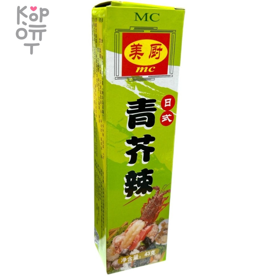 Приправа MC Васаби, в корейском стиле, острая паста, 43гр., купить с доставкой на дом фото 1 — Корейские товары для всей семьи(КорОпт)