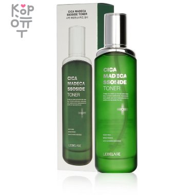 LEBELAGE Cica Madecassoide Toner - Успокаивающий и осветляющий тонер, содержащий мадекассосид, шикава, 120мл.  — Корейские товары для всей семьи(КорОпт)
