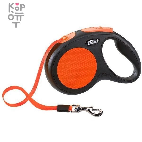 flexi рулетка Limited Edition New Neon светоотражающая лента 5м., оранжевый неон., купить с доставкой на дом фото 1 — Корейские товары для всей семьи(КорОпт)