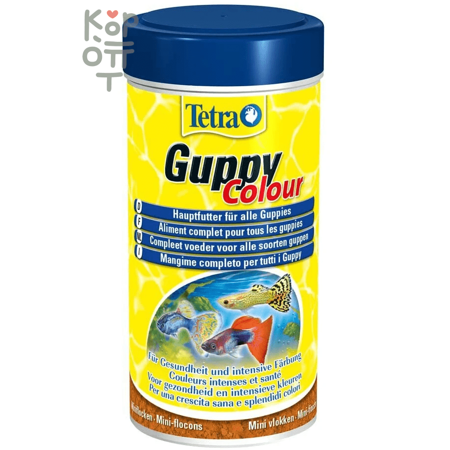 TetraGuppy Colour корм для гуппи для улучшения окраса 100мл.