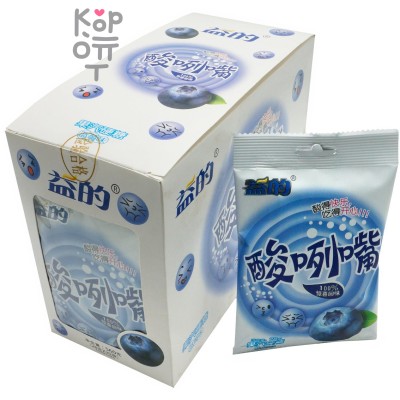 Конфеты кислые Beneficial с черникой