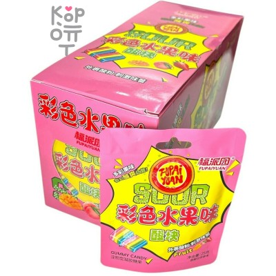 Мармелад Fupai Sour Acid Candy - Фруктовые полоски со вкусом Манго