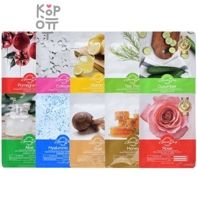 Grace Day Cucumber Cellulose Mask - Тканевая маска с экстрактом огурца 27 мл