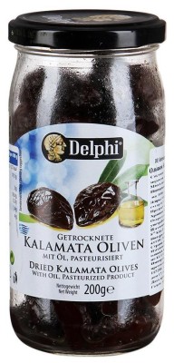 Delphi — Маслины Каламата с косточкой сушеные, 200 г