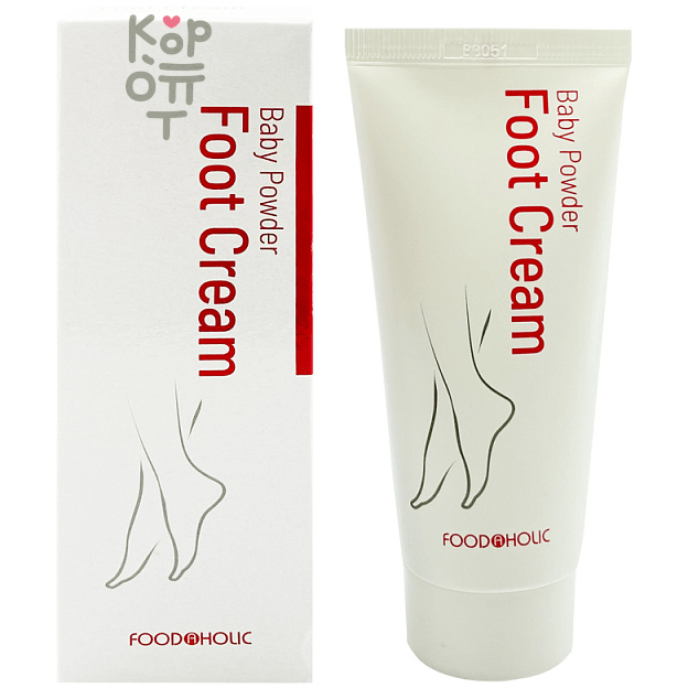 FoodaHolic Baby Powder Foot Cream - Увлажняющий крем для ног с ароматом детской присыпки 100мл.