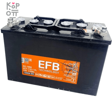 Аккумулятор TUBOR EFB 6СТ-110.1 VL D2-1000, 110A, D2 ( R ) — Корейские товары для всей семьи(КорОпт)