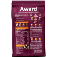 AWARD Сухой корм для взрослых собак крупных пород с Курицей и Индейкой с добавлением Тыквы и Шиповника. 