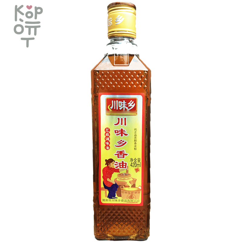 Сычуаньское острое кунжутное масло Weixiang Sesame Oil, 420мл., купить с доставкой на дом фото 1 &mdash; Корейские товары для всей семьи(КорОпт)