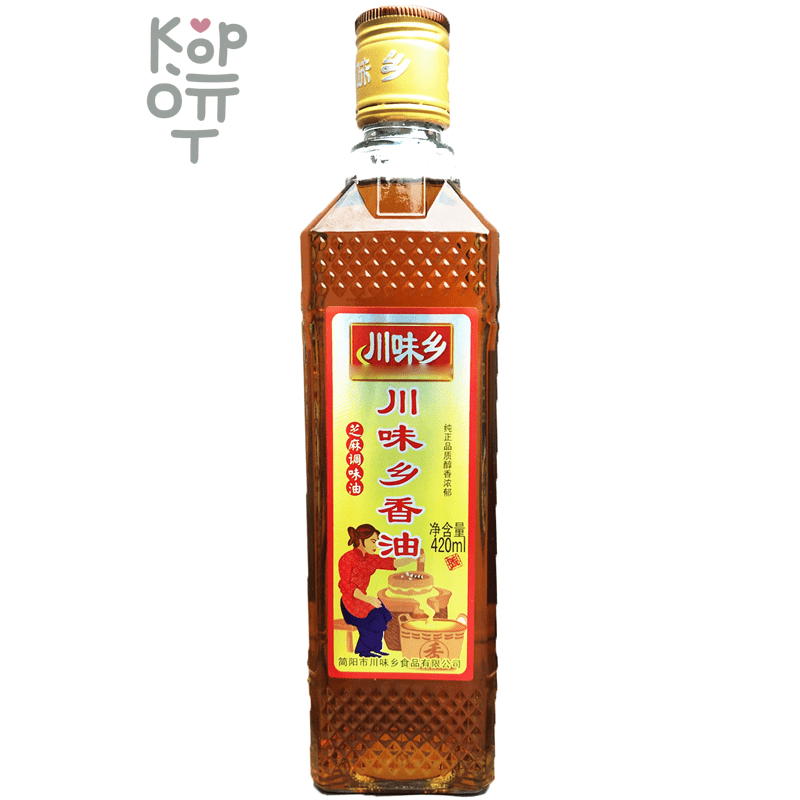 Сычуаньское острое кунжутное масло Weixiang Sesame Oil, 420мл.