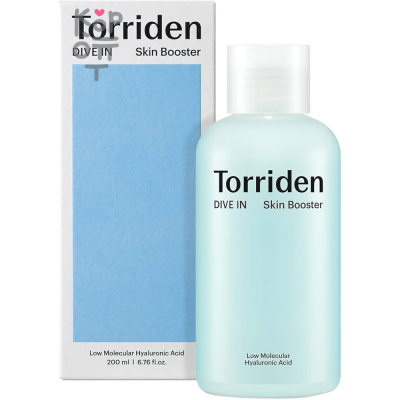 Torriden Dive In Low Molecule Hyaluronic Acid Skin Booster - Тонер-бустер с низкомолекулярной Гиалуроновой Кислотой 200мл.