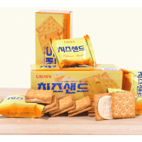 Crown Cheese Sand - Мягкие крекеры с сырным кремом