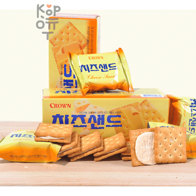 Crown Cheese Sand - Мягкие крекеры с сырным кремом
