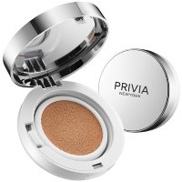 Privia All In One C.C Cushion №21 SPF50 - Крем-кушон СС для лица восстанавливающий корректирующий 1 шт