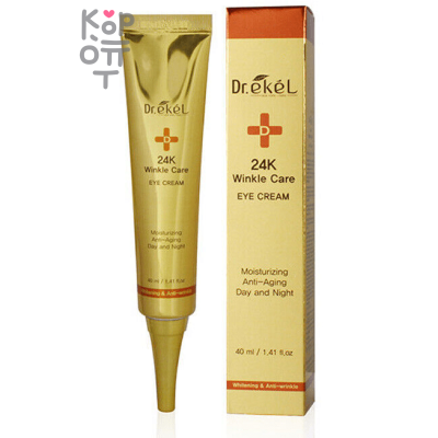 Dr.Ekel 24K Winkle Care Eye Cream -  Антивозрастной крем для области вокруг глаз с 24К Золотом 40мл.