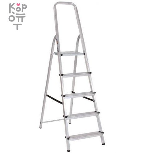 Стремянка алюминиевая ВИХРЬ СА 1х5, купить с доставкой на дом фото 1 — Корейские товары для всей семьи(КорОпт)
