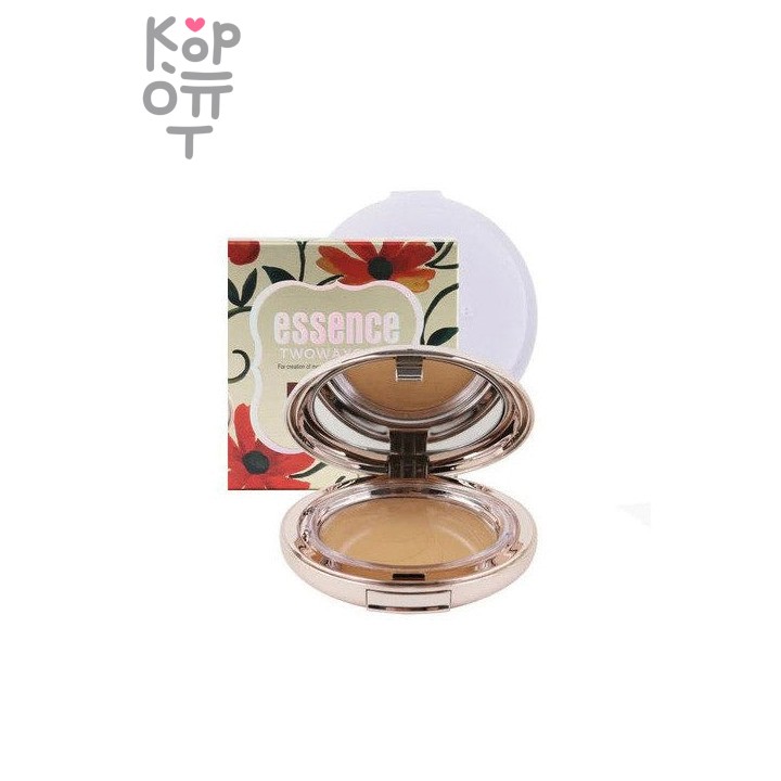 Prorance Essence Twoway Cake 13 Light Beige - Пудра эссенция для лица двусторонняя № 13 светлый бежевый 12 гр + 12 гр запасной блок