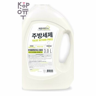 Mukunghwa Good Detergent Laboratory - Моющее средство для посуды, 3 л