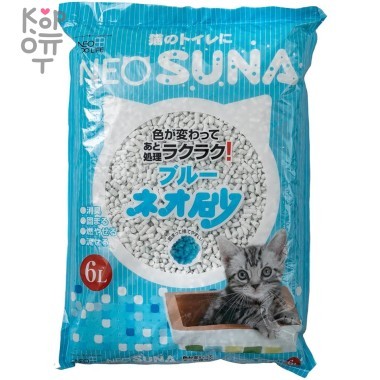 Neo Loo Life Комкующийся туалетный наполнитель с цветовым индикатором (смываемый в канализацию), 6л. — Корейские товары для всей семьи(КорОпт)