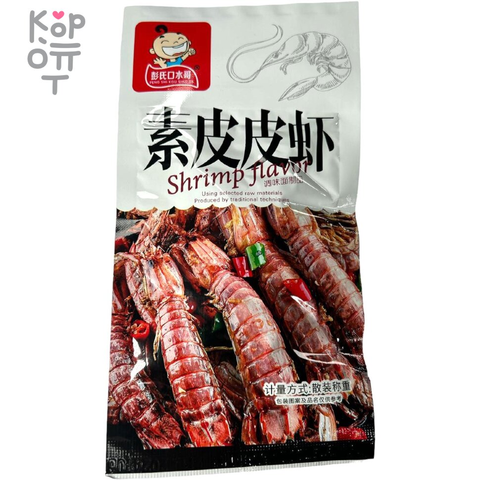 Снэк со вкусом креветки Peng Shi Kou Shui Ge, 18гр., купить с доставкой на дом фото 1 &mdash; Корейские товары для всей семьи(КорОпт)