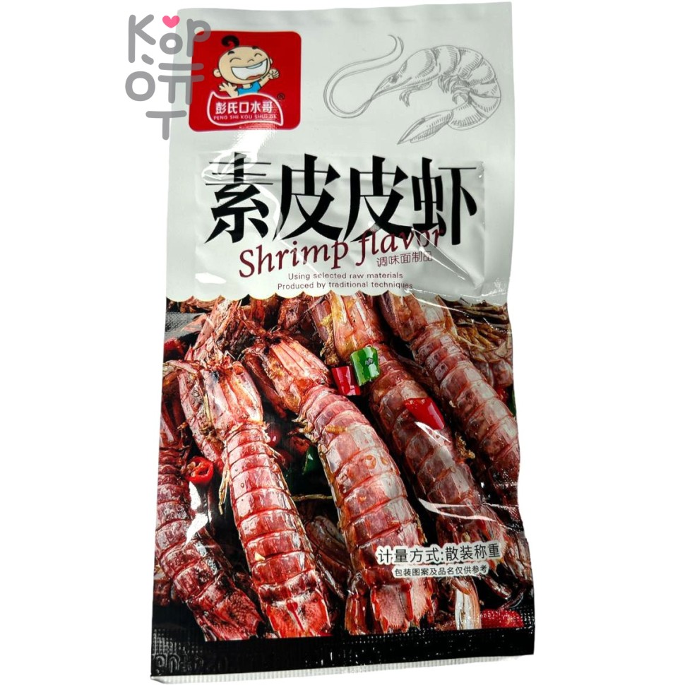 Снэк со вкусом креветки Peng Shi Kou Shui Ge, 18гр.