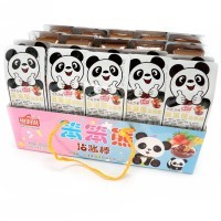 Печенье Aorunqi Panda Dipping Sauce Cookie Bars Kids - Бисквитное печенье Панды с нежным шоколадным соусом, 28гр.